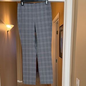 rag & bone Women's Gray Checkered Skinny Pants